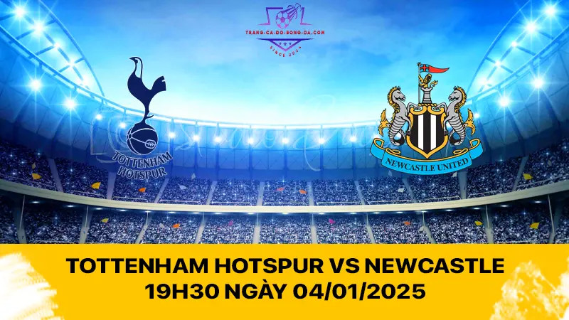 Tottenham Hotspur vs Newcastle 19h30 ngày 04/01/2025 - Tân thành có điểm