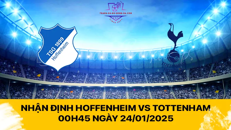 Nhận định Hoffenheim vs Tottenham 00h45 ngày 24/01/2025