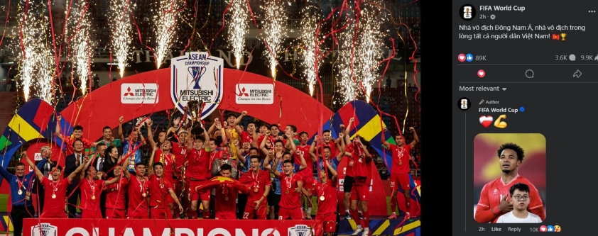 FIFA ca ngợi màn trình diễn xuất sắc của ĐT Việt Nam tại chung kết AFF Cup 2024